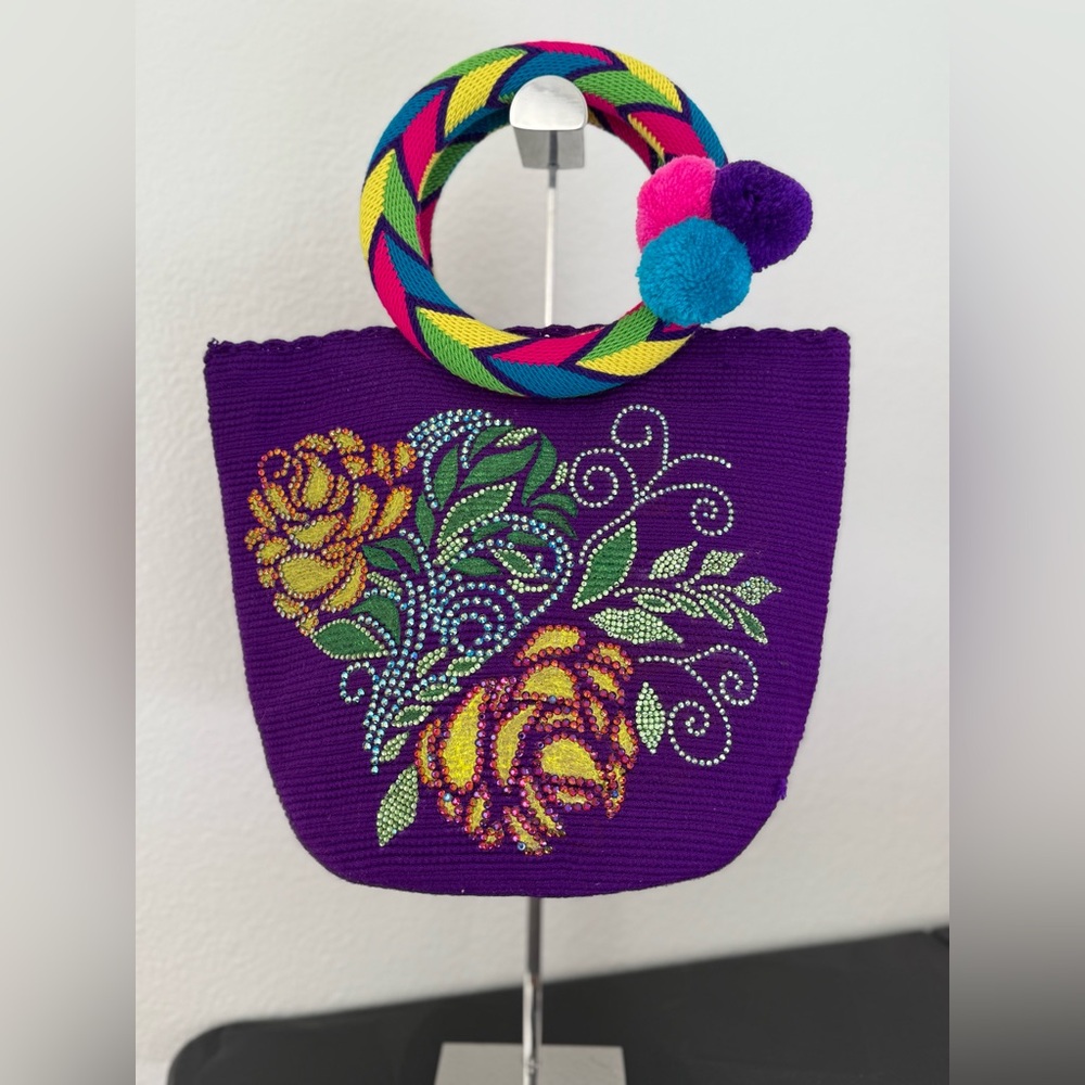Colorful Embroidered Women's Bag